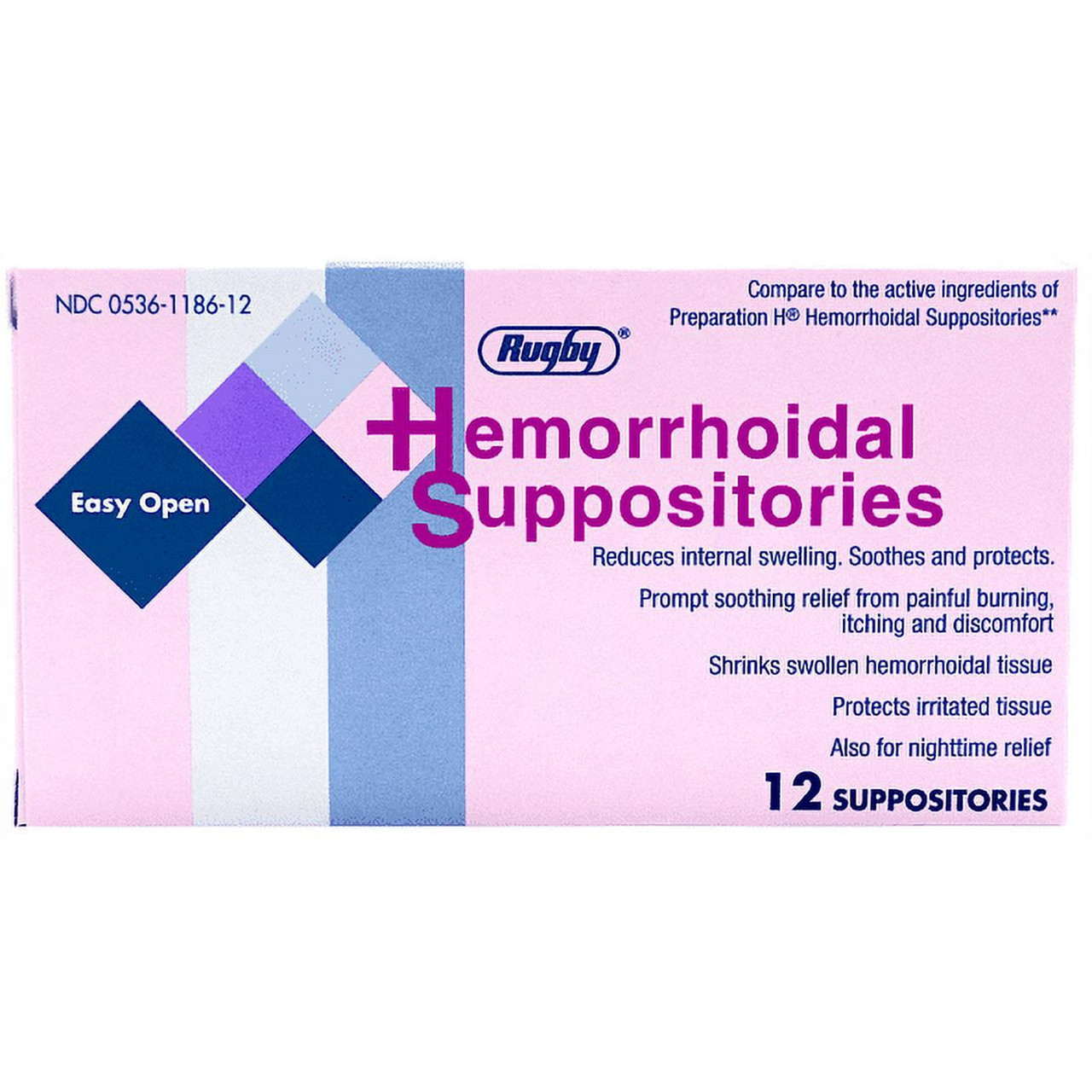 Calmol 4 Hemorrhoidal Suppositories 24 Each (Pack of 2)