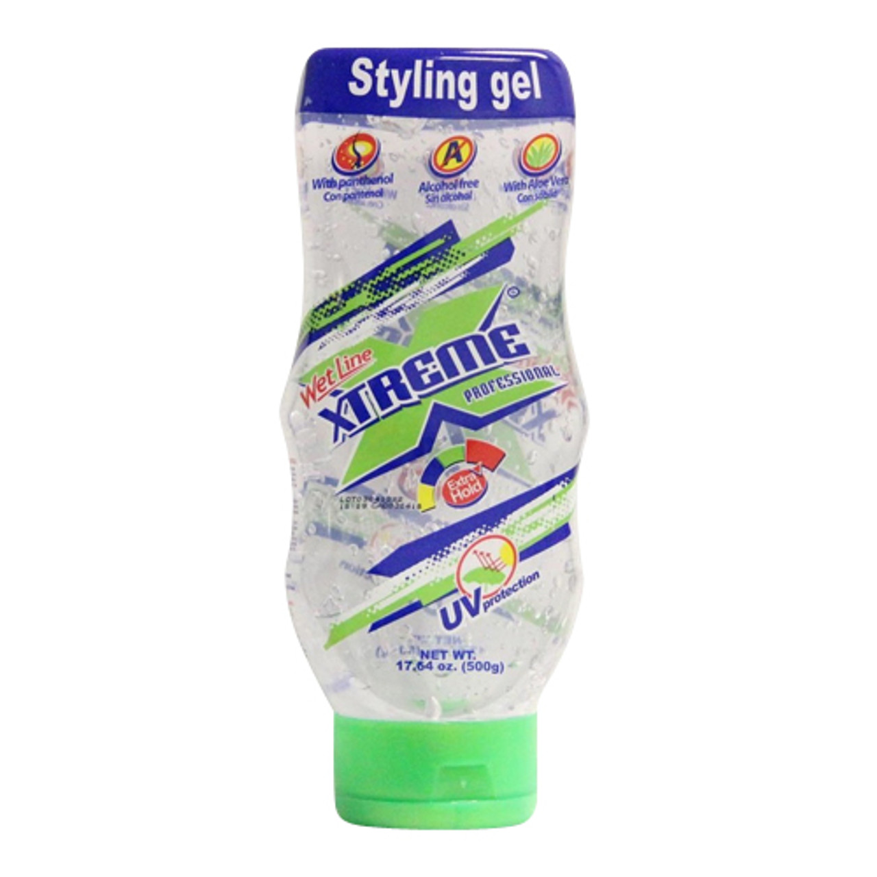 Hair Styling Gel Clear, Green, Blue 35.26 oz (XTREME)