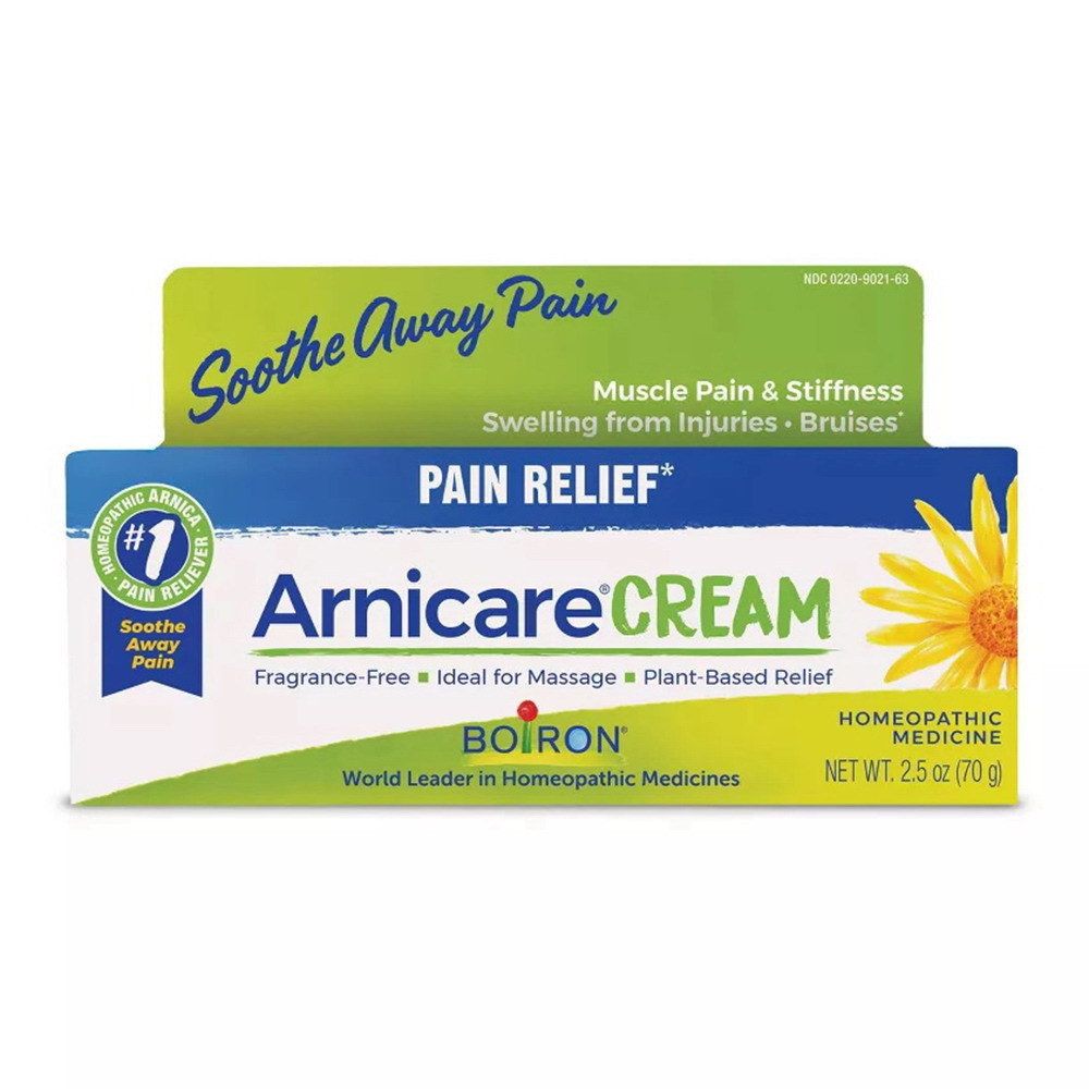 Boiron Arnicare Homeopathic Pain Relief Cream, 2.5 Oz