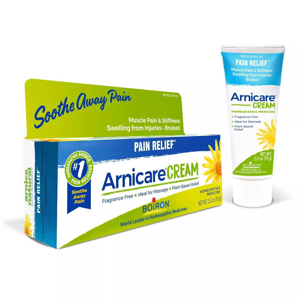 Boiron Arnicare Homeopathic Pain Relief Cream, 2.5 Oz