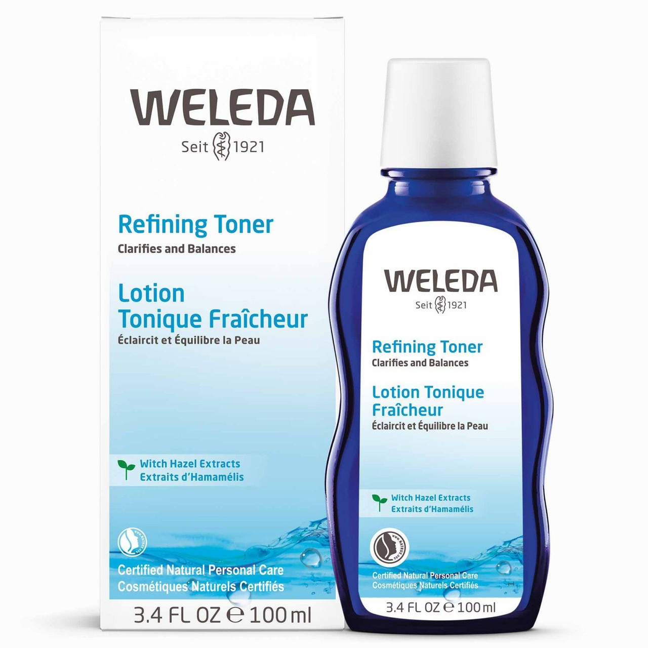 Weleda Refining Toner Natural Facial Care, 3.4 Oz