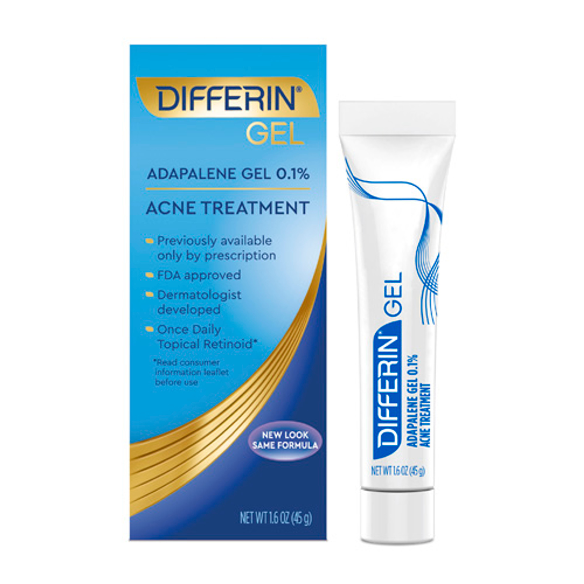 Differin With Adapalene Gel Acne Treatment 16 Oz