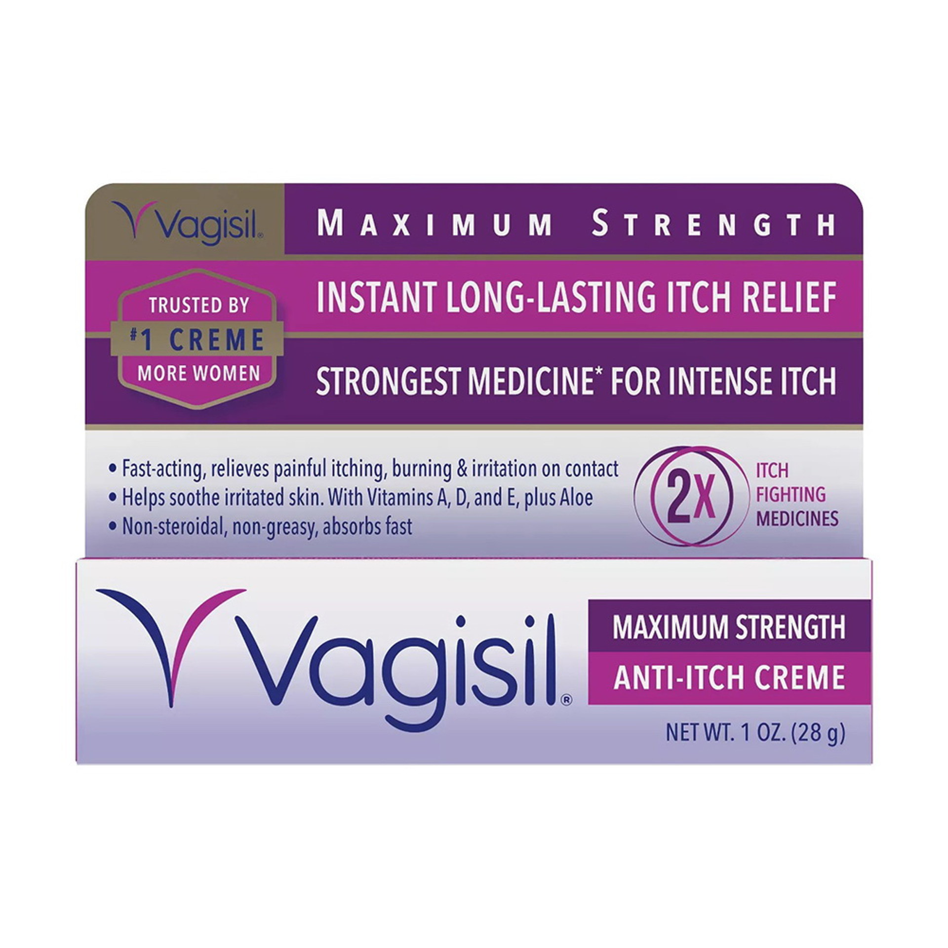 Vagisil Anti Itch Creme Long Lasting Itch Relief Maximum Strength 1 8323