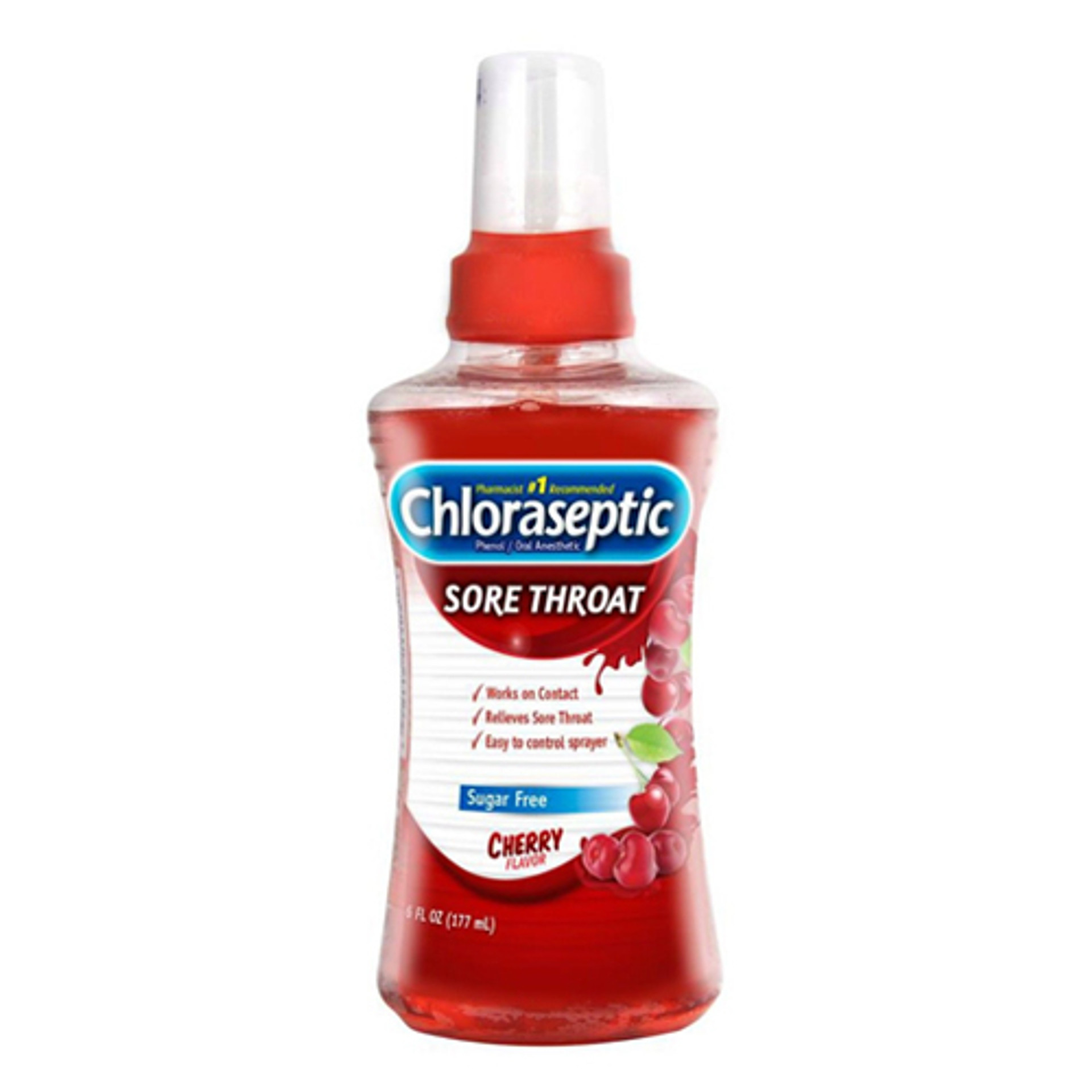Chloraseptic Sore Throat Spray Cherry 6 Oz