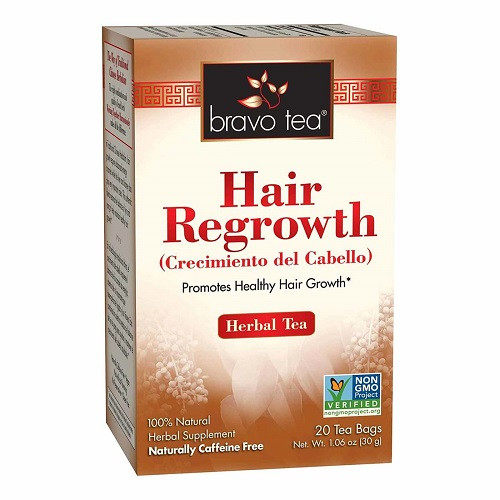 Bravo Tea Hair Regrowth Herbal Tea Bags, 20 Ea