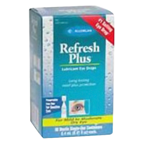 Allergan Refresh Plus Lubricant Eye Drops For Mild To Moderate Dry Eye