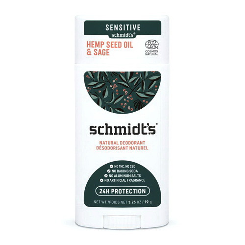 Schmidts Sensitive Skin Deodorant Stick Fragrance Free, 3.5 Oz