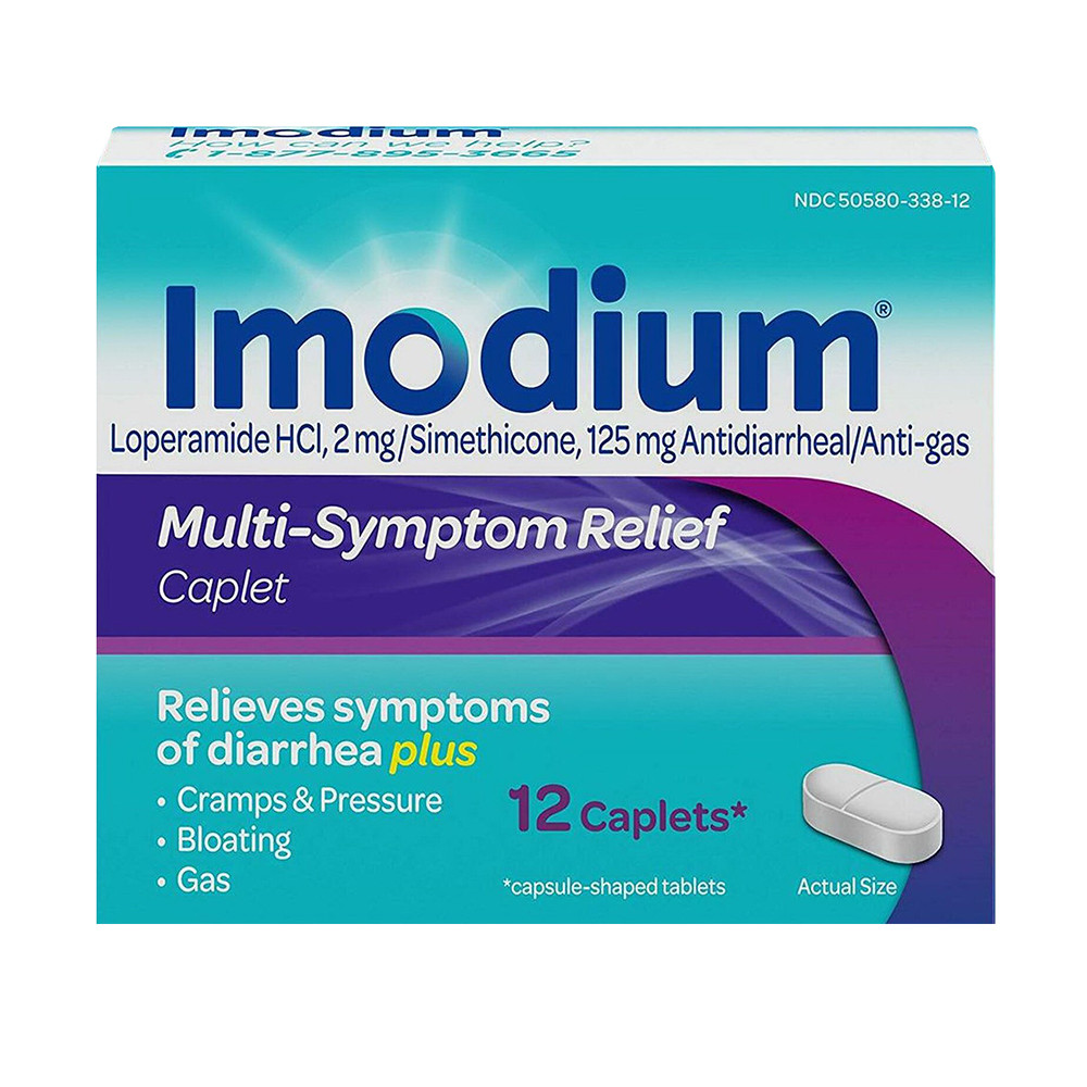 Imodium Multi Symptom Relief Caplets 12 Ea
