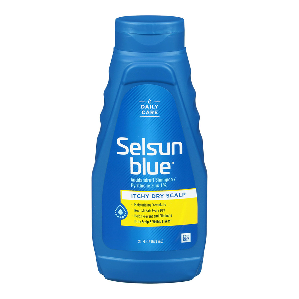 Selsun Blue Itchy Dry Scalp Antidandruff Shampoo, 21 Oz