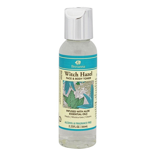 Bretanna Witch Hazel Face and Body Toner, Infused with Aloe Essential