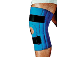Sportaid, Knee Brace, Open Patella, Blue Neoprene, Large, 1517 Inches 1 Ea