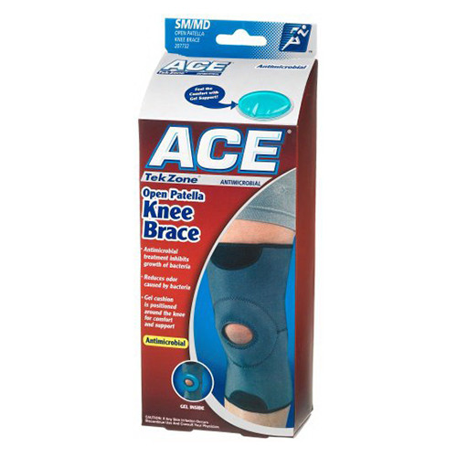 Ace Tekzone Knee Brace Open Patella, Small Or Medium 1 Ea