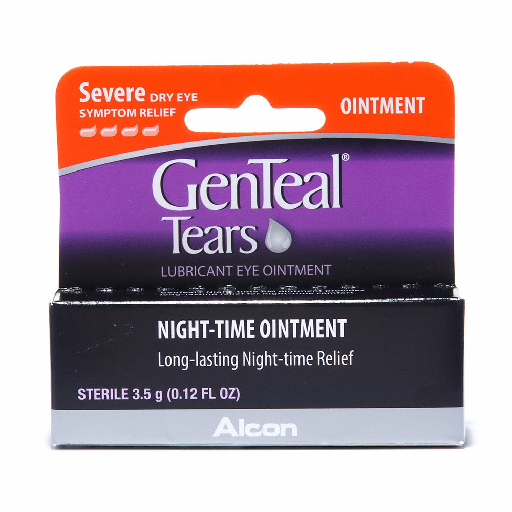 Genteal Tears Nighttime Ointment for Severe Eye Symptom Relief, 3.5 Grm