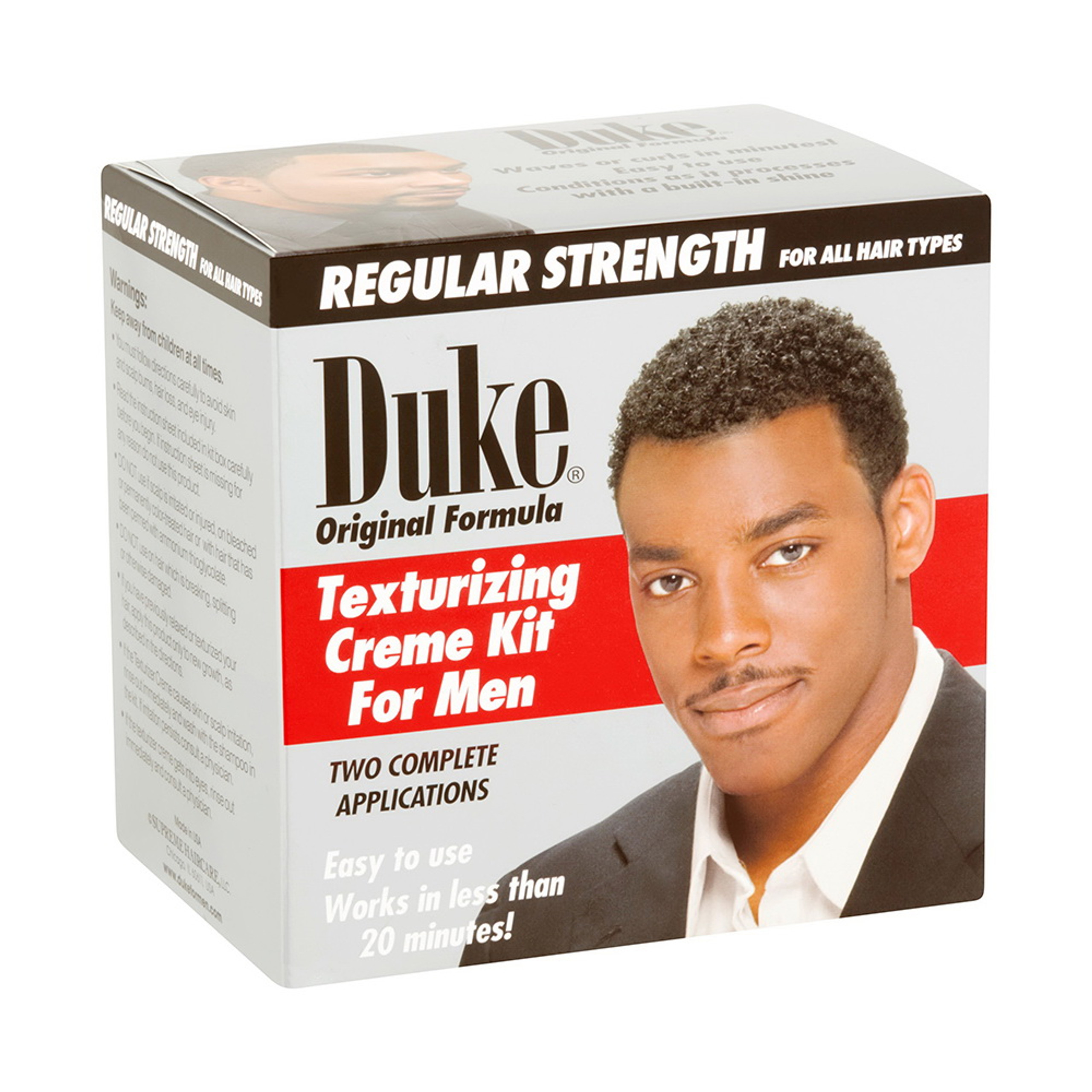 Duke Original Formula Texturizing Creme Kit For Men Regular Strength 1 Ea 6666