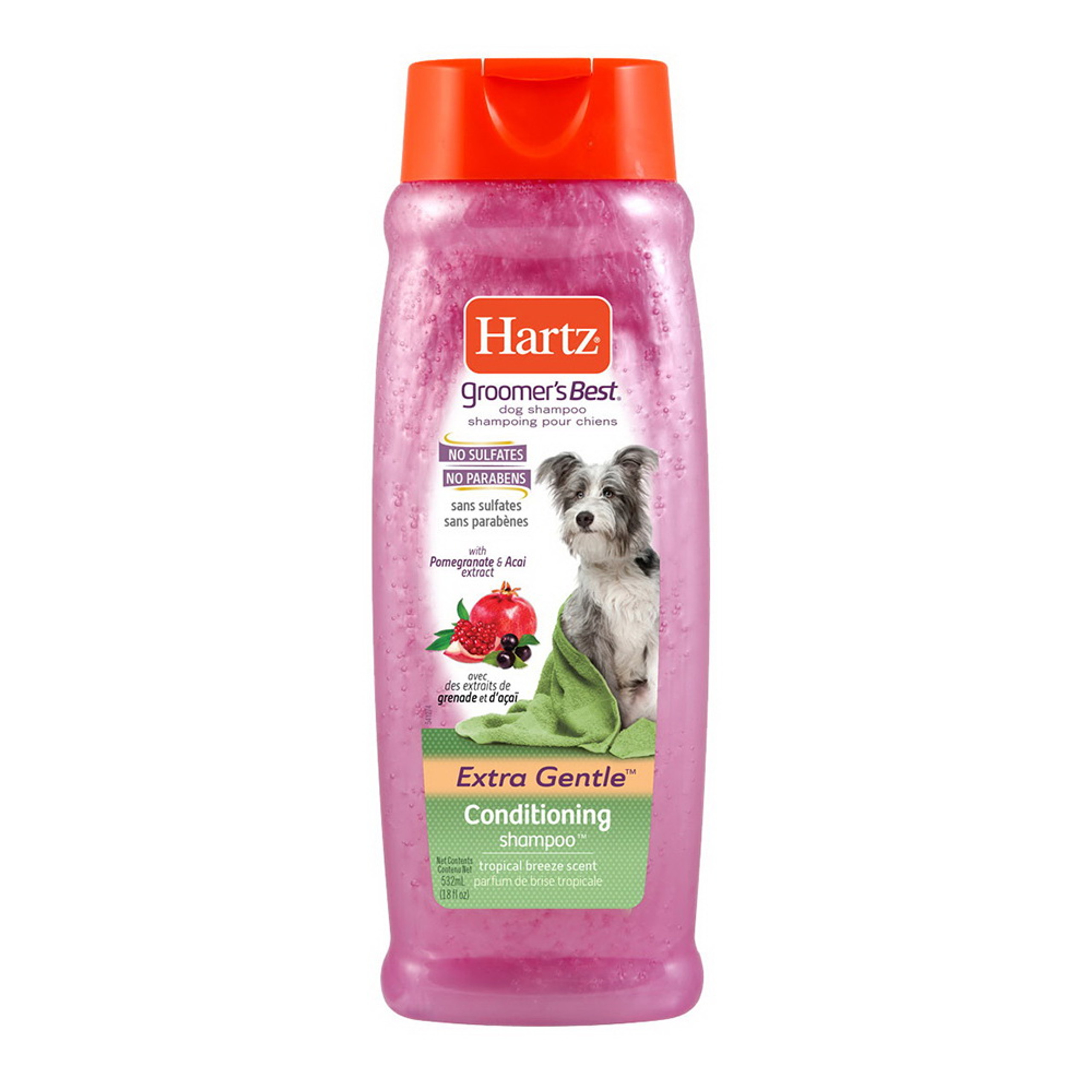 Hartz Groomers Best Extra Gentle Conditioning Dog Shampoo, 18 Oz