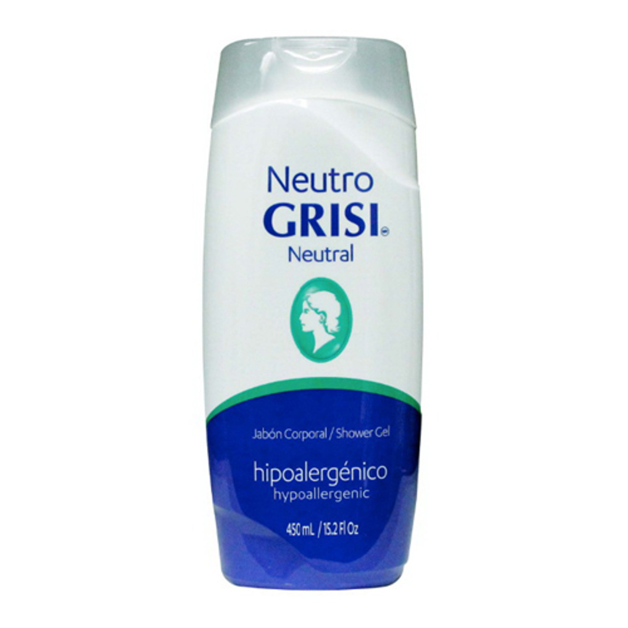 Grisi Hypoallergenic Neutral Shower Gel, 15.2 Oz