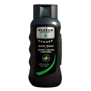 Herban Cowboy Forest Deodorizing Body Wash Cleansing and Refreshing Feel 18Oz (532ml)