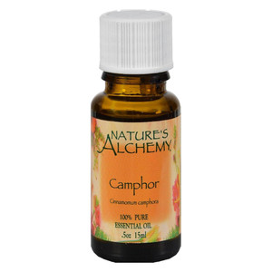 Natures Alchemy Cinnamomum Camphora Essential Oil for Aromatherapy and Skincare 0.5Oz (15ml)