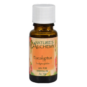 Natures Alchemy Pure Essential Oil Eucalyptus Globulus for Aromatherapy and Skincare 0.5Oz (15ml)