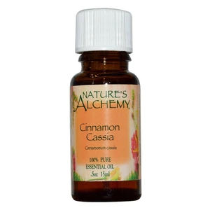 Natures Alchemy Pure Essential Oil Cinnamon Cassia for Aromatherapy and Skincare 0.5Oz (15ml)