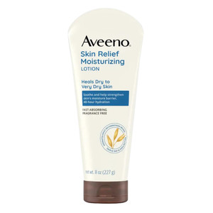 Aveeno Skin Relief Moisturizing Body Lotion for Very Dry Skin Fragrance Free 8Oz (227g)