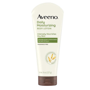Aveeno Daily Moisturizing Body Lotion with Soothing Oat Fragrance Free 8Oz (227g)