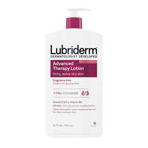 Lubriderm Advanced Therapy Moisturizing Lotion, Vitamin E, 24 Oz