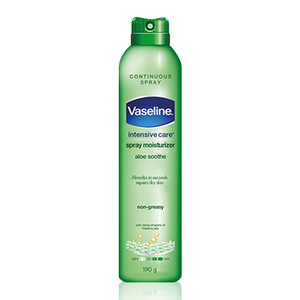 Vaseline Intensive Care Spray Moisturizer, Aloe Soothe, 6.5 Oz Vaseline Intensive Care Spray Moisturizer, Aloe Soothe, 6.5 Oz