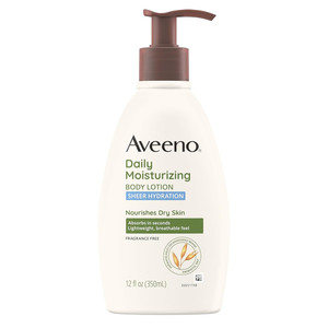 Aveeno Daily Moisturizing Sheer Hydration Body Lotion for Soft Smooth Skin 12Oz (350ml)