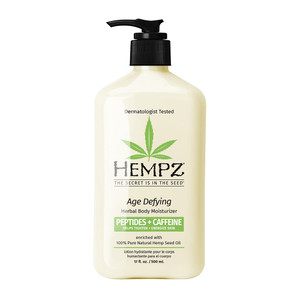 Hempz Age Defying Herbal Body Moisturizer with Pump, 17 Oz