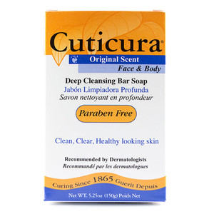 Cuticura Original Scent Bar Soap for Clean Clear and Healthy Looking Skin 5.25Oz (150g)