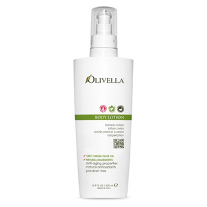 Olivella Virgin Olive Oil Body Lotion for Nourished and Hydrated Skin 16.9Oz (500ml)