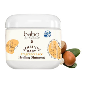 Babo Botanicals Sensitive Baby All Natural Healing Ointment Fragrance Free 4Oz (113g)
