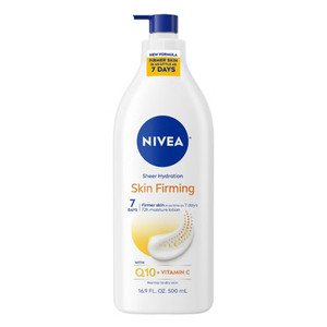 Nivea Sheer Hydration Firming Skin Moisture Lotion with Q10 and Vitamin C Normal to Dry Skin 16.9Oz (500ml) Nivea Sheer Hydration Firming Skin Moisture Lotion with Q10 and Vitamin C Normal to Dry Skin 16.9Oz (500ml)