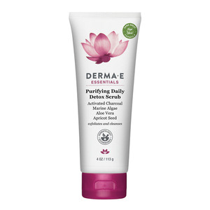 Derma E Purifying Daily Detox Scrub Detoxifies and Hydrates Skin for Healthy Glowing Complexion 4Oz (113g)