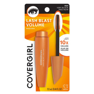 CoverGirl Lash Blast Volume Mascara 800 Very Black for Full Voluminous Lashes 0.44Oz (13.1ml)