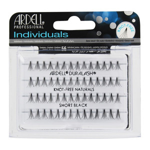 Individuals Duralash Short Black Knot Free Natural Eye Lashes By Ardell Professional, 56 Ea