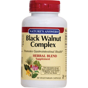 Natures Answer Black Walnut Complex Vegetarian Capsules - 90 Ea Natures Answer Black Walnut Complex Vegetarian Capsules - 90 Ea