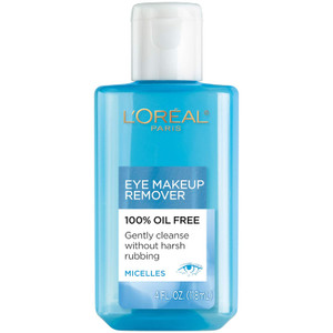 Loreal Paris Eye Makeup Remover Oil Free Gently Cleanse without Harsh Rubbing 4Oz (118ml)