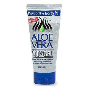 Fruit Of The Earth 100% Pure Aloe Vera Gel For Sunburn, 6 Oz Fruit Of The Earth 100% Pure Aloe Vera Gel For Sunburn, 6 Oz