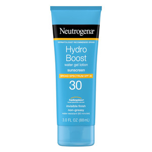 Neutrogena Hydroboost Water Gel Non Greasy Sunscreen Lotion SPF 30, 3 Oz Neutrogena Hydroboost Water Gel Non Greasy Sunscreen Lotion SPF 30, 3 Oz