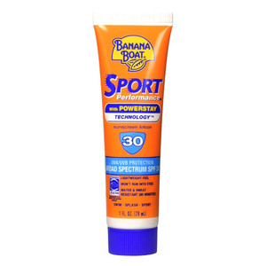 Banana Boat Sport Performance Sunscreen Lotion 30 Spf, 1 Oz, 12 Ea
