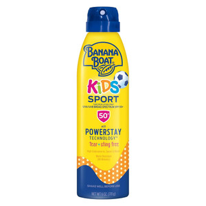 Banana Boat Kids Sport SPF 50 Sunscreen Lotion Spray Tear and Sting Free 6Oz (170g)