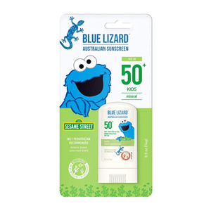 Blue Lizard Australian Sunscreen Kids Mineral Sunscreen Stick SPF 50+ Unscented, 0.5 Oz Blue Lizard Australian Sunscreen Kids Mineral Sunscreen Stick SPF 50+ Unscented, 0.5 Oz