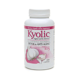 Kyolic Aged Garlic Extract Detox And Anti-Aging Formula 105 Capsules - 200 Ea