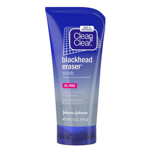 Clean and Clear Blackhead Eraser Scrub Oil-Free Exfoliating Formula 5Oz (141g)