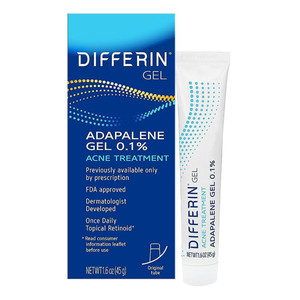 Differin Acne Treatment with Adapalene Gel Targeted Repairing 1.6Oz (45g)