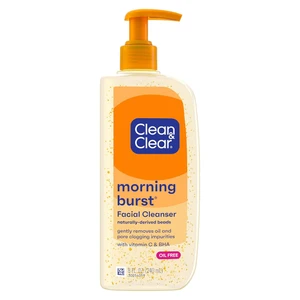 Clean and Clear Morning Burst Facial Cleanser Energizing Oil-Free Formula 8Oz (240ml)