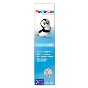 Fleet Pedia Lax Enema for Children Ages 2 to 11 Years for Fast Gentle Relief of Occasional Constipation 2.25Oz (66ml)