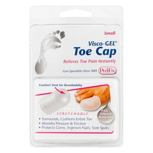 Pedifix Visco Gel Toe Cap Stretchable Relieves Toe Pain Instantly Small 1Ea